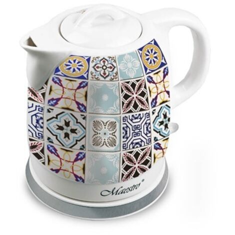 Keramik-Wasserkocher 'HOLIDAY IN PORTO' Azulejos 1,5 l 1200 W  MR-066-PORTO