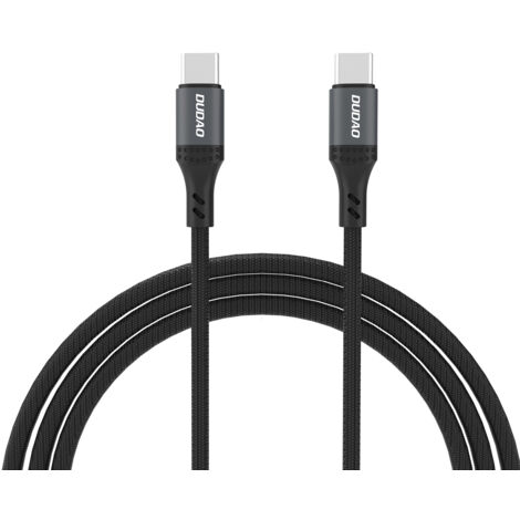 L3CC USB-C-Kabel mit Textilummantelung – USB-C 60 W 1,2 m – Schwarz (1/5)