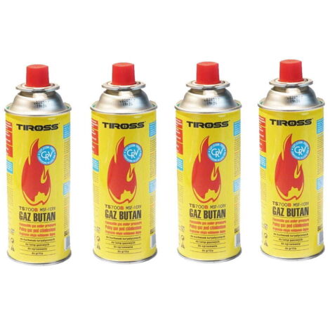 4xGas Gaskartusche explosionsgeschützte CRV-Systemkartusche 227g Typ msf-1a TIROSS TS-700b-4 (1/5)