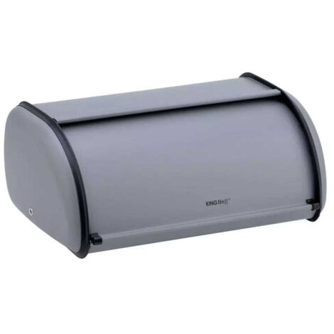 Kleiner Brotkasten aus Stahl 36cm KINGHOFF KH-1751 Grau