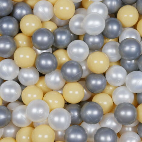 Spielzeugbälle ø7cm 500Stk Perlmutt, Silber, Beige (1/3)