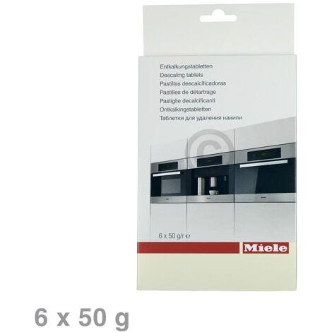 Miele Entkalkungstabletten für Kaffeemaschinen, KRUPS Entkalker Wasserkocher, 6 Stk.