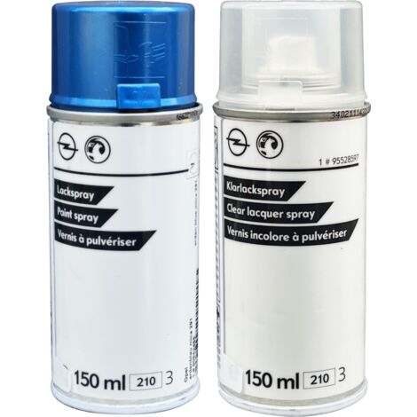 Original Lack für OPEL 291 Set 2x150ml Spraydose Ardenblau Met.