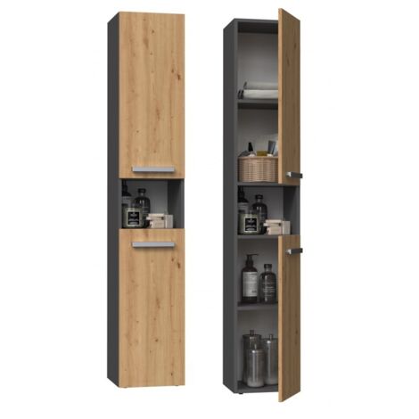 Nel I ANTHRAZIT ARTISAN Badezimmerpfosten (1/5)