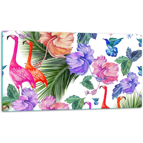 GlassplattenschneideBrett 52x30 Flamingo (1/5)