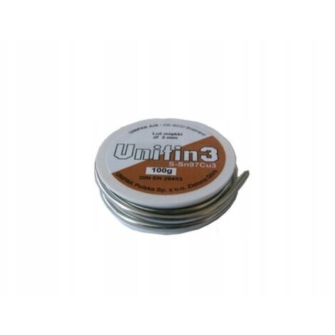 Weichlötzinn UNITIN3 2,0MM 100G UNIPAK