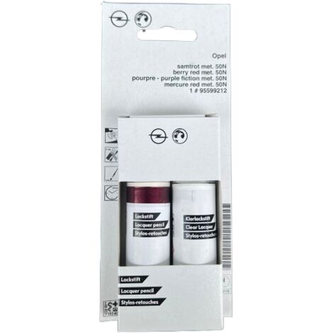 Original OPEL Ausbesserungslack 50N (Z50N): Autolack + Klarlack 2x12ml
