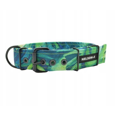 NELSON-X WIKI SCHWARZES HUNDEHALSBAND, NICHT ÖFFNEND, 41-49 cm/4-5 CM, POLEN