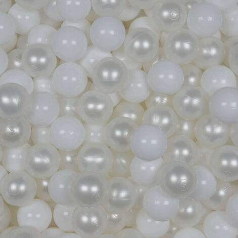 Spielbälle ø7cm 500Stk weiß, perlmutt (1/3)