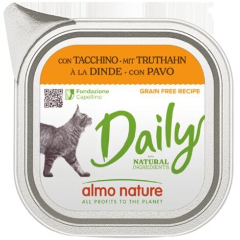 Almo Nature  Täglich  Katzenfuttertablett 100 g - Pute 100 g