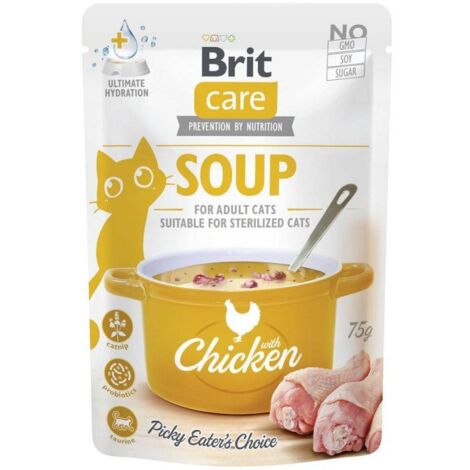 Brit Care Katze  Suppe  Katzensuppe 75 g - Huhn 75 g