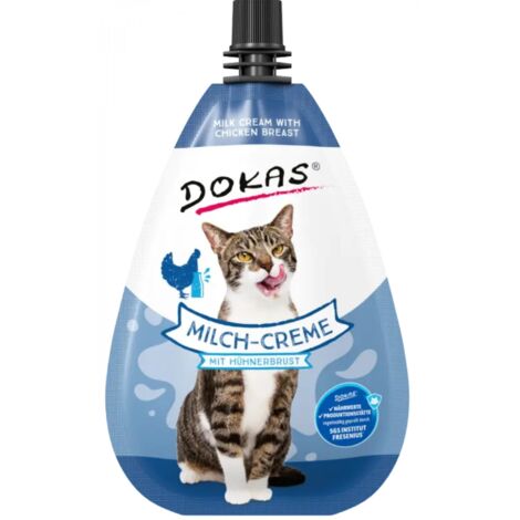 Dokas  Milchcreme  Katzenleckerli – Huhn 80 g