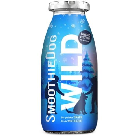 Smoothie Dog Winter – Flüssiger Snack für Hunde 250 ml – Wild – mit Gemüse 250 ml