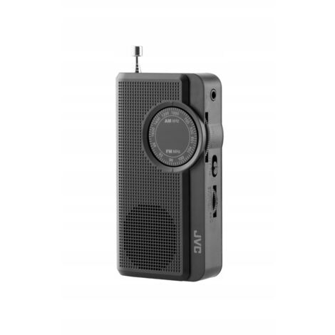JVC RA-E311B Tragbares Radio AM/FM Miniklinke Batteriebetriebene Antenne