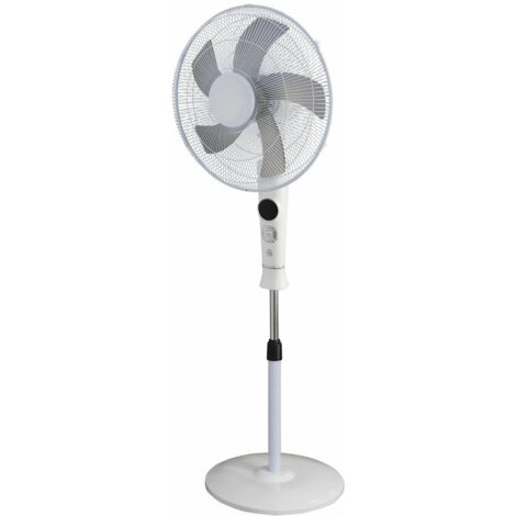 VOLTENO Standventilator Weiß + Fernbedienung + Display