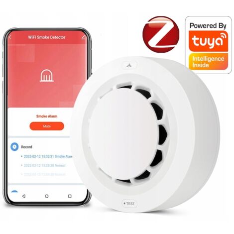 Sensordetektor Fotoelektrischer Rauchmelder ZigBee TUYA Smart
