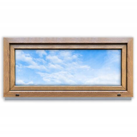 PVC-Fenster Golden Oak 1165x535 LINKS neu Dreh-Kipp-Funktion Doppelverglasung RU