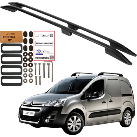 Dachreling Peugeot Partner / Citroën Berlingo II 2 (2007–2018), Schwarz