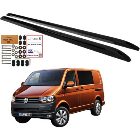 Integrierte Dachreling VOLKSWAGEN TRANSPORTER T5 T6 LANG L2 SCHWARZ