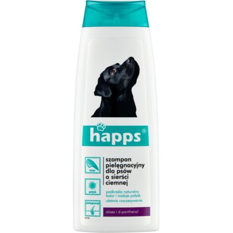 HAPPS Shampoo für Hunde mit dunklem Fell – Glanz und Pflege 200 ml