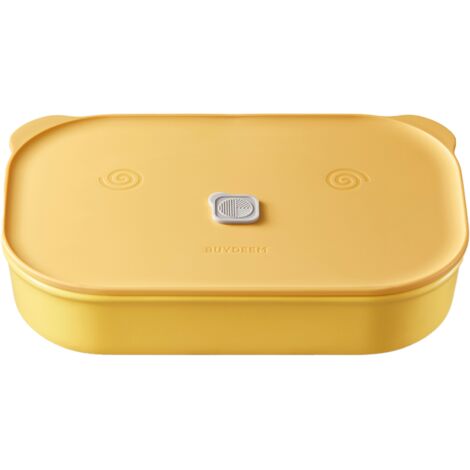 BUYDEEM Keramik-Lebensmittelbehälter, 1 l, Modell CT3008, Mellow Yellow