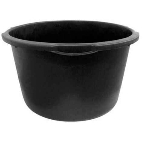 Mörtelkübel 45L schwarz rund, L-Skala
