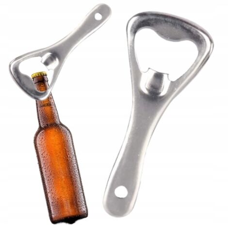 Traditioneller Flaschenöffner aus Metall 9 cm (1/2)