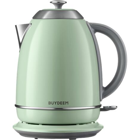 BUYDEEM Wasserkocher, Modell K640, Farbe Cozy Greenish, EU