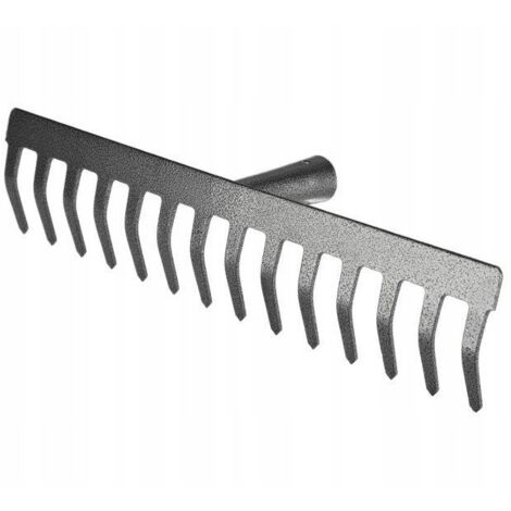 14-zinkiger Metall-Gartenrechen für Erde