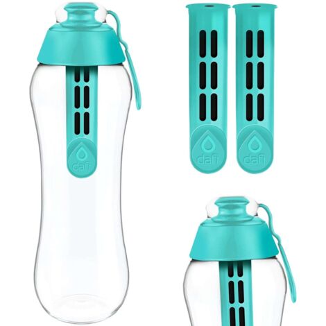 Dafi Mint Wasserfilterflasche 0,7l + 2 Filter