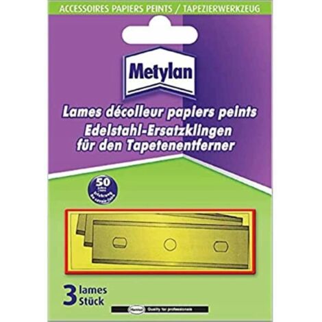 D82 METYLAN Klingen zum Entfernen von Tapeten 3 Stück (1/5)