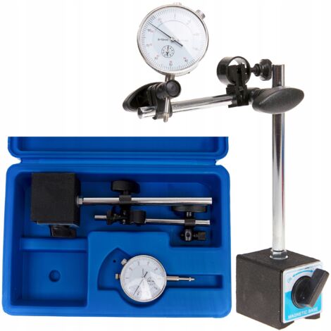 Messuhr und Stativ zur Messung der Unrundheit von Bremsscheiben 0-10 mm 0,01 mm