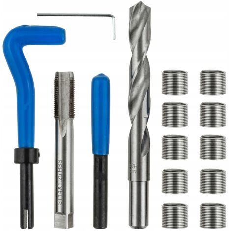 Reparaturset für Gewinde M14x1.25 zur Reparatur beschädigter Gewinde 10 Gewindeeinsätze