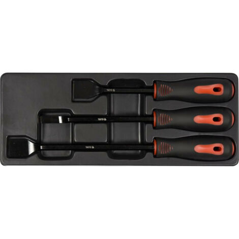 YATO Vergaserdichtungs-Entfernungsschaber-Set, 3-teilig (1/2)