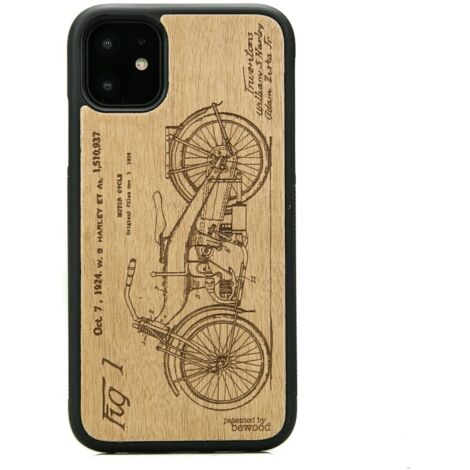 Holzhülle für iPhone 11 HARLEY PATENT ANIEGRE (1/3)
