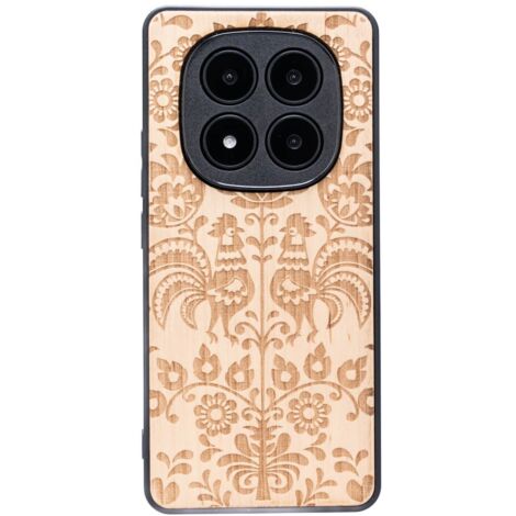 Bewood Holzhülle für Xiaomi Redmi Note 14 Pro Plus 5G POLISH FOLK ANIEGRE
