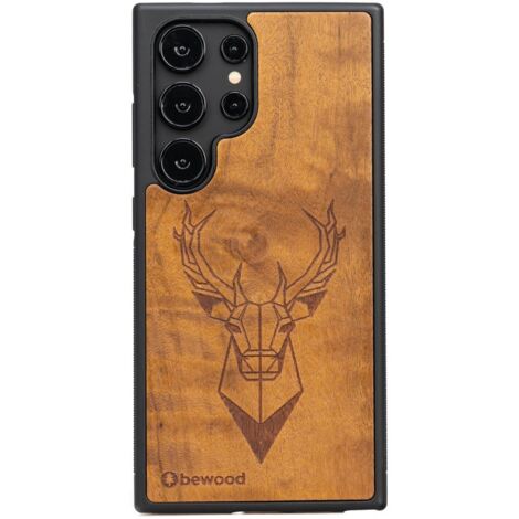 Bewood Holzhülle für Samsung Galaxy S25 Ultra IMBUIA DEER (1/4)