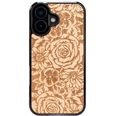 Bewood Holzhülle für iPhone 16 ROSES ANIEGRE (1/5)