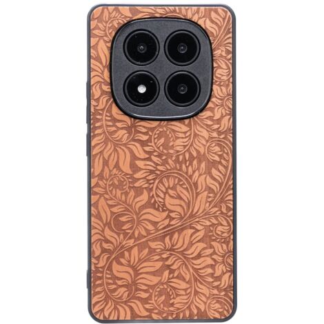 Bewood Holzhülle für Xiaomi Redmi Note 14 Pro Plus 5G APFELBLÄTTER (1/5)