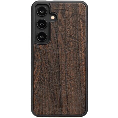 Bewood Holzhülle für Samsung Galaxy S24 AZTEC CALENDAR ZIRICOTE (1/4)