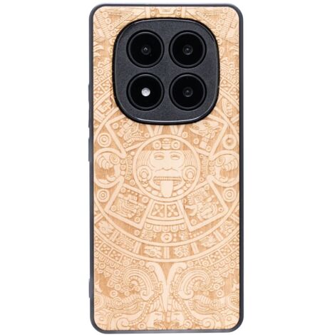 Bewood Holzhülle für Xiaomi Redmi Note 14 Pro Plus 5G AZTEC CALENDAR ANIEGRE (1/5)