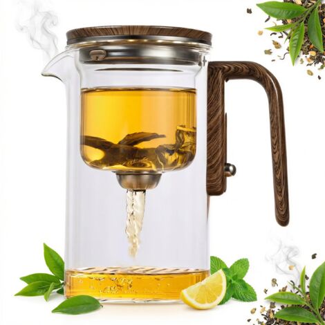 750 ml Glaskrug mit magnetischem Auslösemechanismus für Kaffee und Tee (1/5)