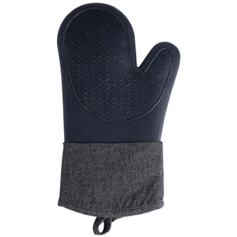 Heat resistant silicone glove for safe kitchen handling (1/5)