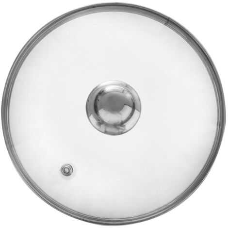 GLASDECKEL FÜR TOPF/PFANNE UNIVERSALBELÜFTUNG 24 CM GLAS