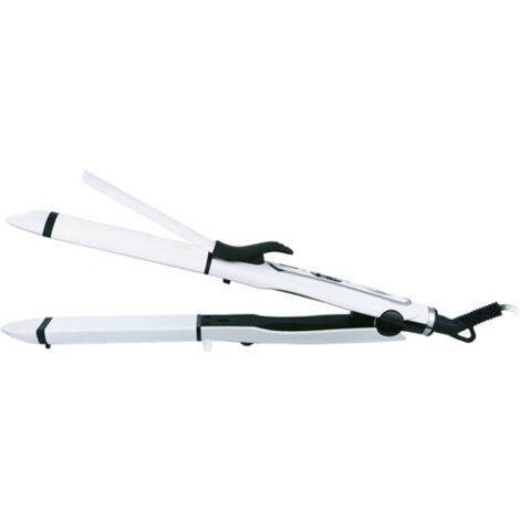 Adler AD 2104 Haarglätter Weiß 2 in 1