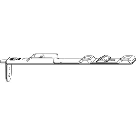 MACO MM Kantriegel oben MM-KS, Eurofalz FT 18 mm, 9V, L=162 mm, silber (1/3)