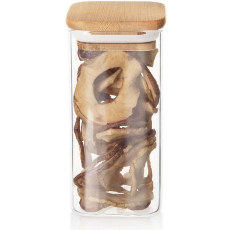 Glasbehälter für lose Produkte mit Deckel und Verschluss, 320 ml (1/5)