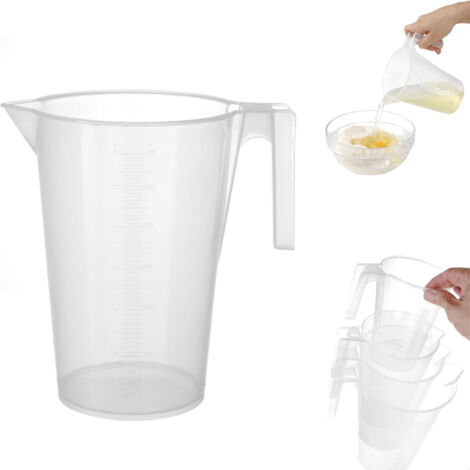Küchenmessbecher mit Messbecher aus Polypropylen, stapelbar, 3L - HENDI 567845