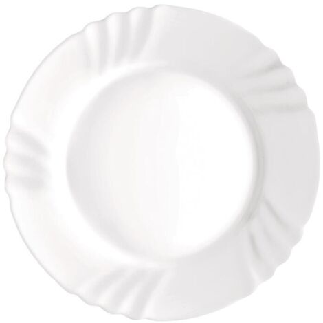 36x Teller Weiß Flach Servierplatte Essen Speisen Untersetzer Geschirr Tisch Neu