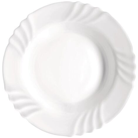 36x Teller Weiß Tief Servierplatte Essen Speisen Untersetzer Geschirr Tisch Neu